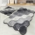 SET 2x Badkamer mat CIRCLE 60/100 cm grijs