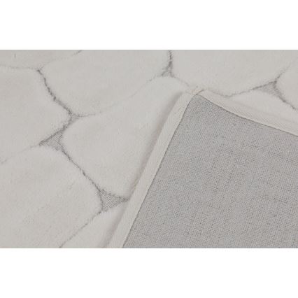 SET 2x Badkamer mat LINO 60/100 cm beige