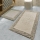 SET 2x Badkamer mat PIANTE 60/100 cm bruin