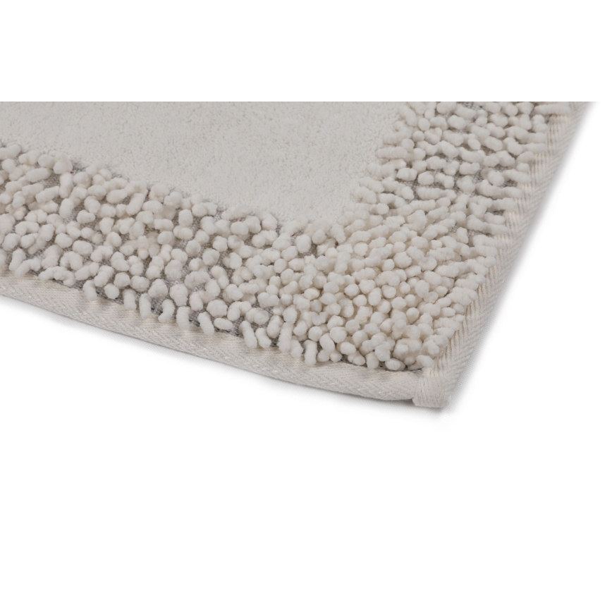 SET 2x Badkamer mat PIANTE 60/100 cm wit