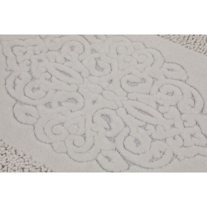 SET 2x Badkamer mat PIANTE 60/100 cm wit