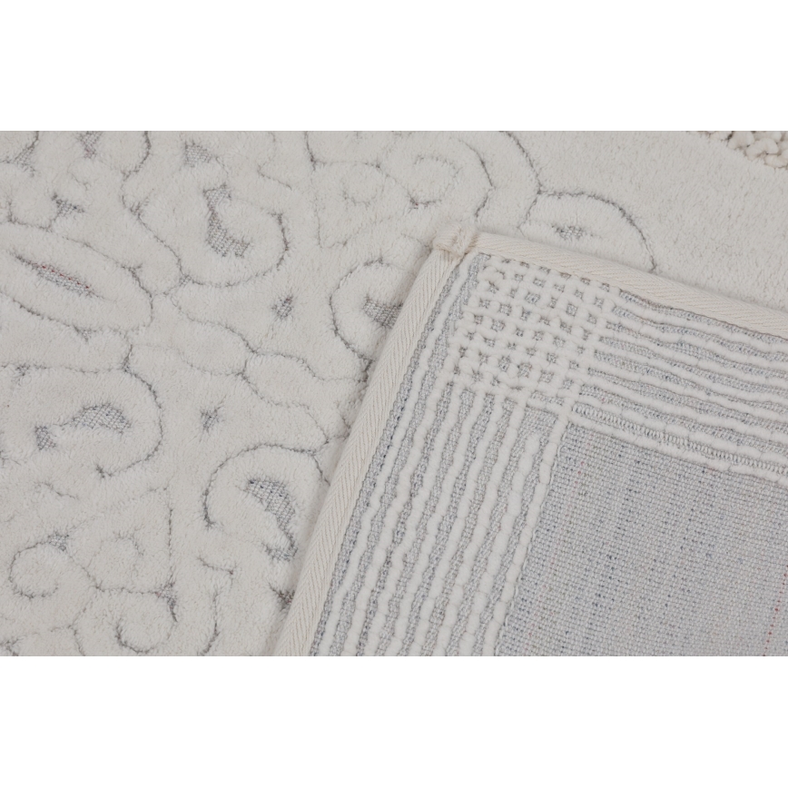 SET 2x Badkamer mat PIANTE 60/100 cm wit