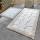 SET 2x Badkamer mat STONE 60/100 cm wit