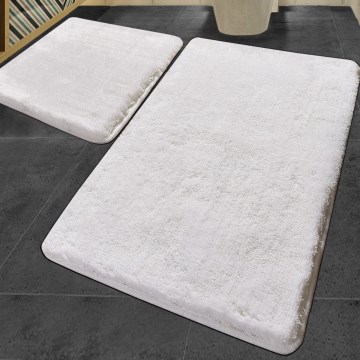 SET 2x Badmat 60/100 cm wit