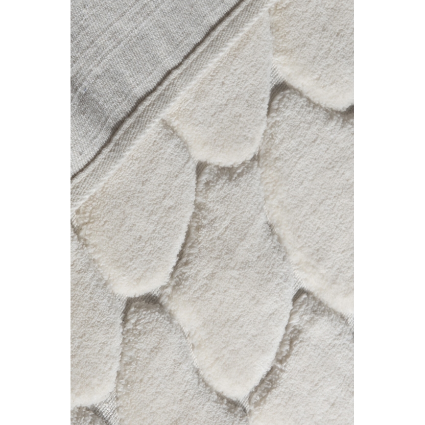 SET 2x badmatten LINO 60/100 cm crème