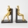 SET 2x Boekenstop goud/zwart