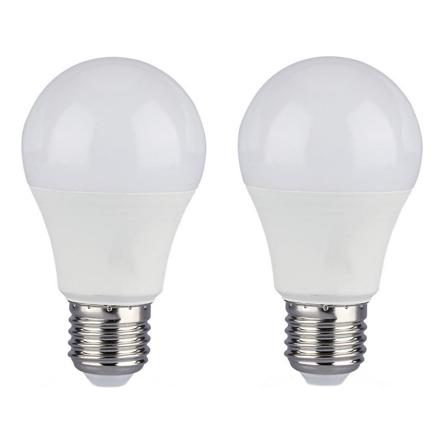 SET 2x Dimbare LED Lamp A60 E27/9W/230V 6400K