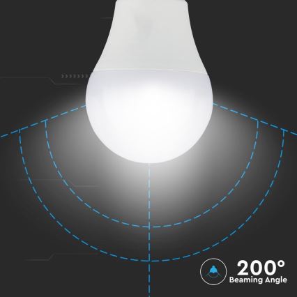 SET 2x Dimbare LED Lamp A60 E27/9W/230V 6400K