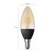 SET 2x Dimbare LED Lamp Philips Hue WHITE FILAMENT E14/4,5W/230V 2100K