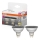 SET 2x dimbare LED-reflectorlamp MR16 GU5,3/5W/12V 2700K 36° CRI 90 - Osram