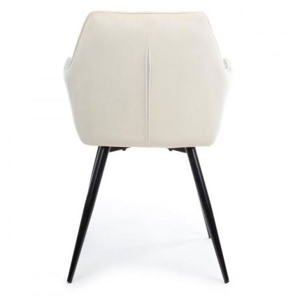 SET 2x Eetkamerstoel SAMETTI crème