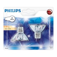 SET 2x Industrie Lamp Philips HALOGEN GU5,3/50W/12V 3000K