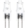 SET 2x Industriële lamp G4/10W/12V 2700K - Aigostar