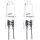 SET 2x Industriële lamp G4/20W/12V 2700K - Aigostar