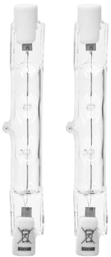 SET 2x Industriële lamp J78 R7s/80W/230V 2900K - Aigostar