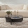 SET 2x Koffie Tafel ORION antraciet