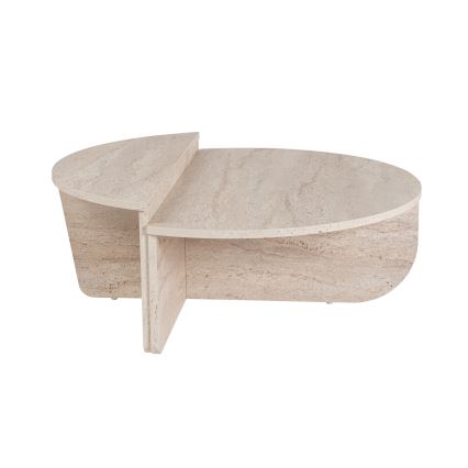 SET 2x Koffie Tafel ORION beige