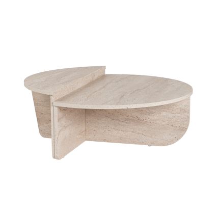 SET 2x Koffie Tafel ORION beige