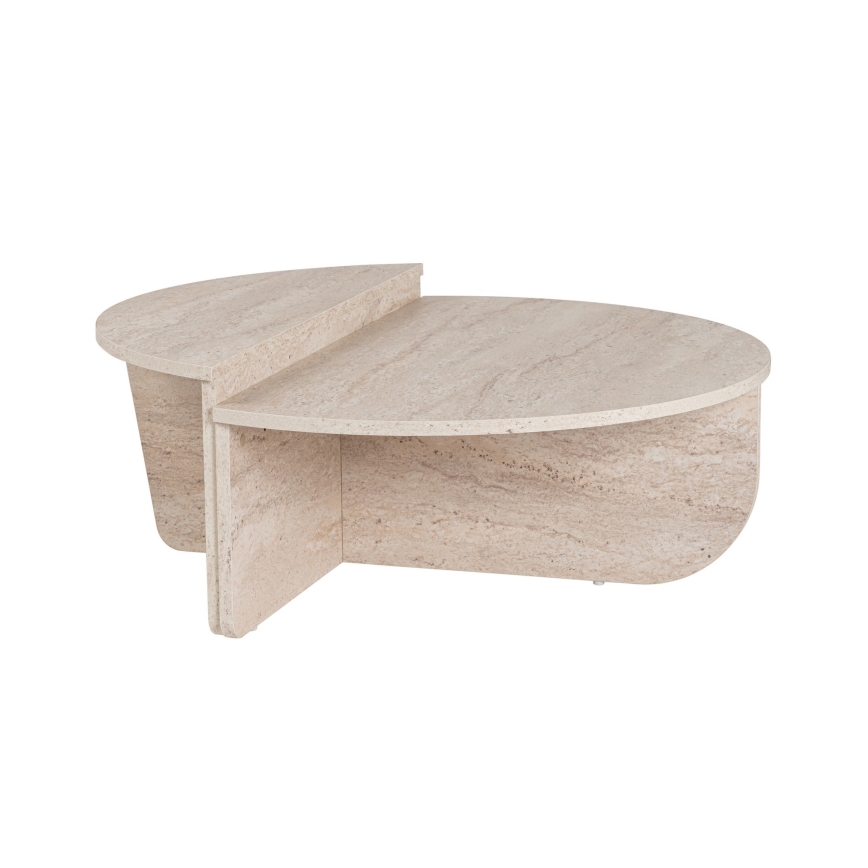 SET 2x Koffie Tafel ORION beige
