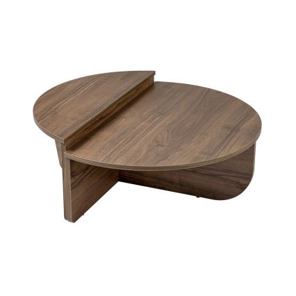 SET 2x Koffie Tafel ORION walnoot