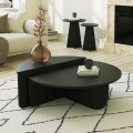 SET 2x Koffie Tafel PODIUM zwart