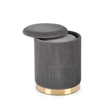 SET 2x Krukje MONTY diameter 36/66 cm grijs/goud