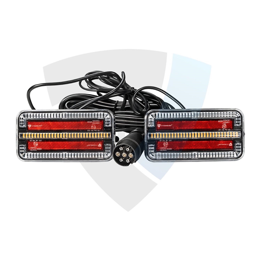 SET 2x LED Aanhangwagenverlichting met dynamische richtingaanwijzer LED/12-24V IP65