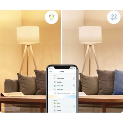SET 2x LED Dimbare lamp A60 E27/8W/230V 2700-6500K CRI 90 Wi-Fi - WiZ