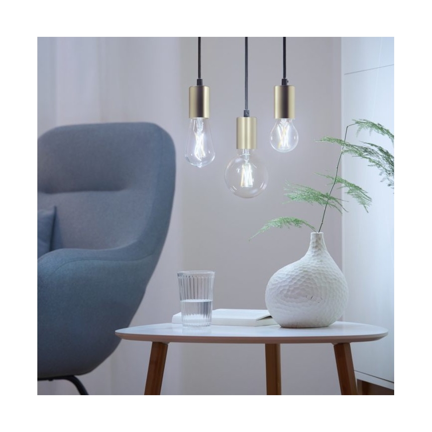 SET 2x LED Dimbare lamp VINTAGE FILAMENT A60 E27/6.7W/230V 2700-6500K CRI 90 Wi-Fi - WiZ