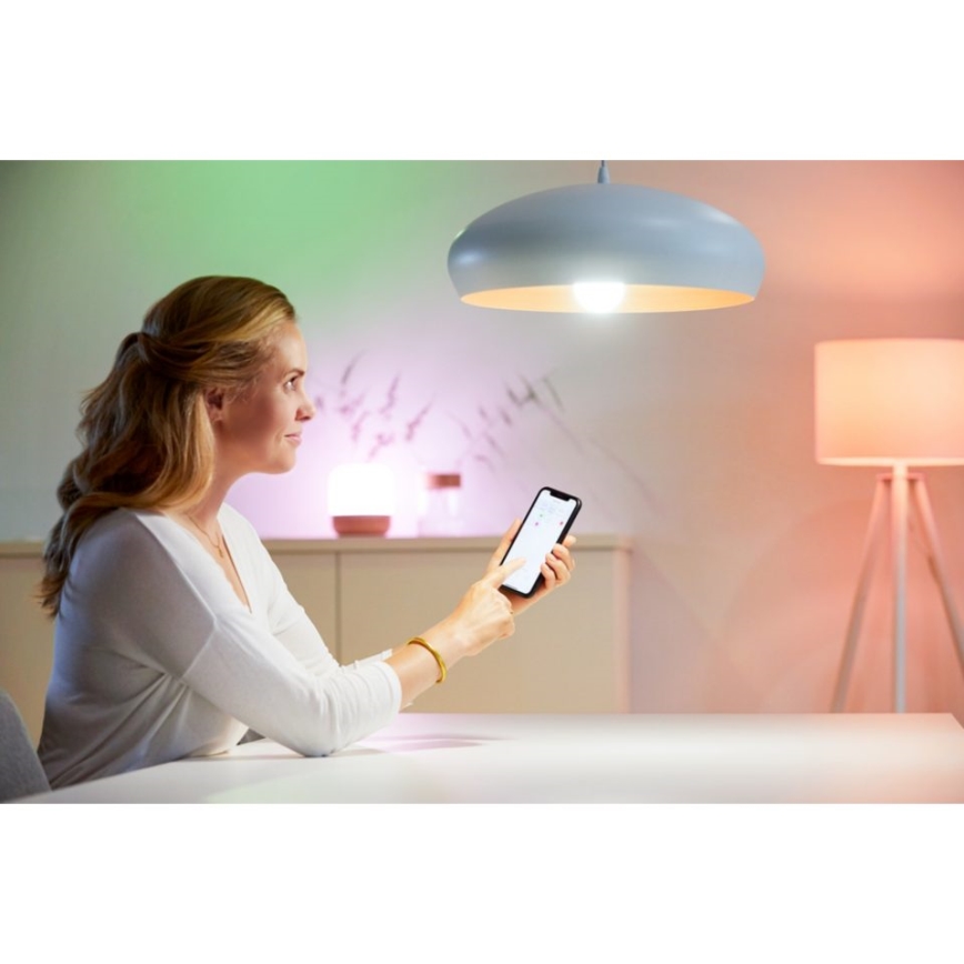SET 2x LED Dimbare lamp VINTAGE FILAMENT A60 E27/6.7W/230V 2700-6500K CRI 90 Wi-Fi - WiZ