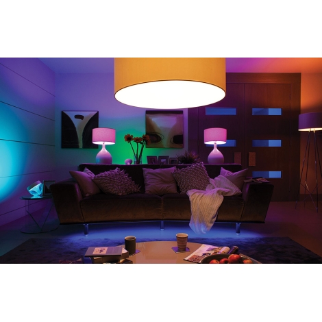 Nietje Lagere school Remmen SET 2x LED Lamp dimbaar Philips Hue WHITE AND COLOR AMBIANCE E27/9W/230V |  Lampenmanie