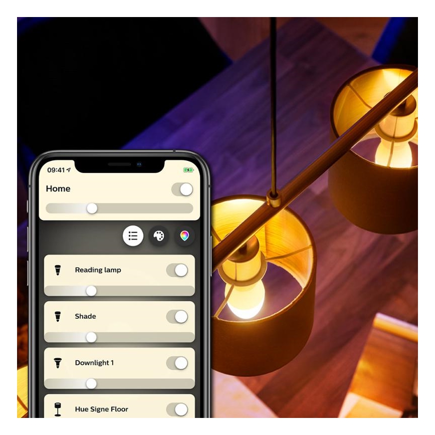 SET 2x LED Lamp dimbaar Philips Hue WHITE E14/5,5W/230V