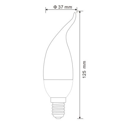 SET 2x LED Lamp E14/3W/230V 3000K - Globo