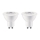 SET 2x LED Lamp PAR16 GU10/4,7W/230V 2700K - Attralux