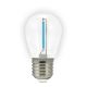 SET 2x LED Lamp PARTY E27/0,3W/36V blauw