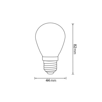 SET 2x LED Lamp PARTY E27/0,3W/36V rood