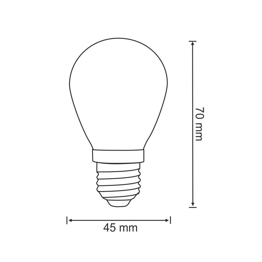 SET 2x LED Lamp PARTY E27/0,5W/36V