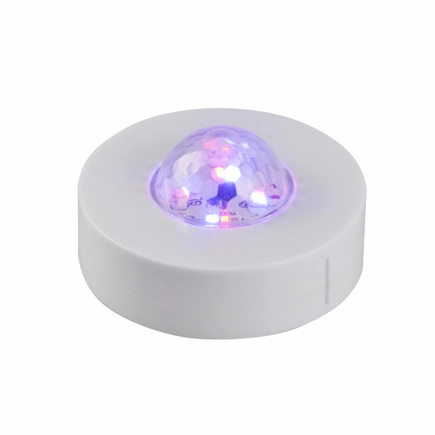 SET 2x LED RGB Dimbaar decoratieve lamp FESTA 3xAAA/4,5V + afstandsbediening