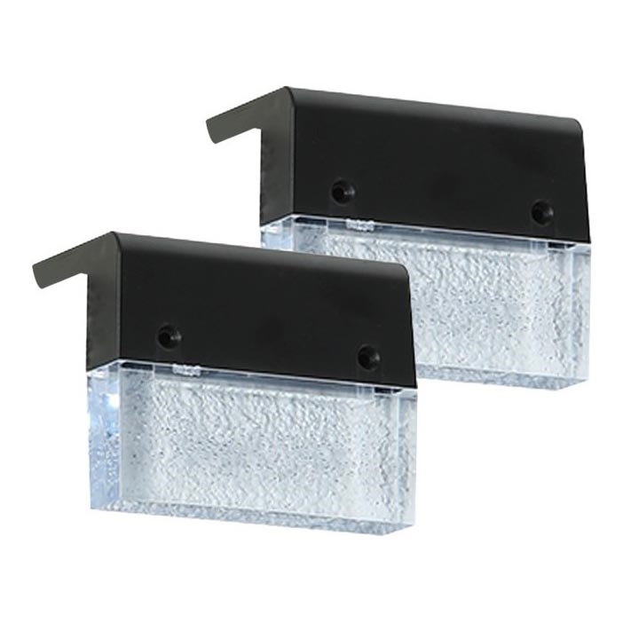 SET 2x LED RGB Solar wand lamp LED/1W/1,2V 3500K IP65 600 mAh
