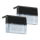SET 2x LED RGB Solar wandlamp LED/1W/1,2V 3500K IP65 600 mAh