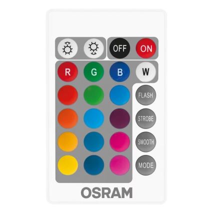 SET 2x LED RGBW dimbare lamp B38 E14/4,9W/230V 2700K + afstandsbediening - Osram