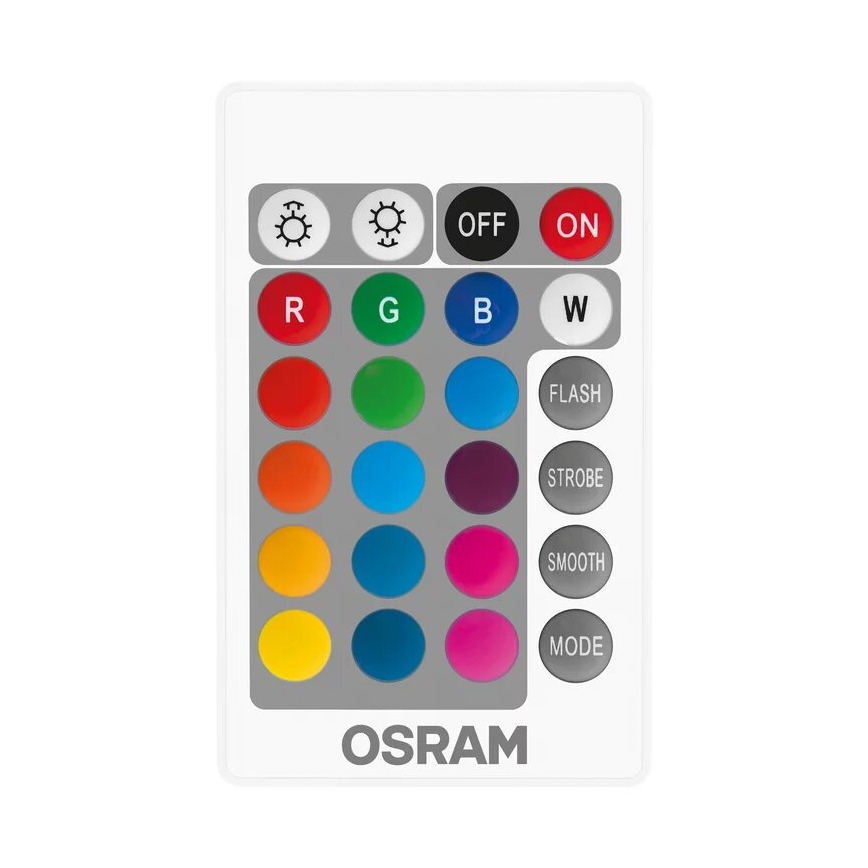 SET 2x LED RGBW dimbare lamp B38 E14/4,9W/230V 2700K + afstandsbediening - Osram