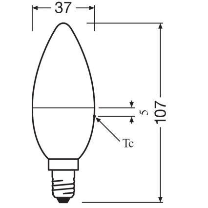 SET 2x LED RGBW dimbare lamp B38 E14/4,9W/230V 2700K + afstandsbediening - Osram