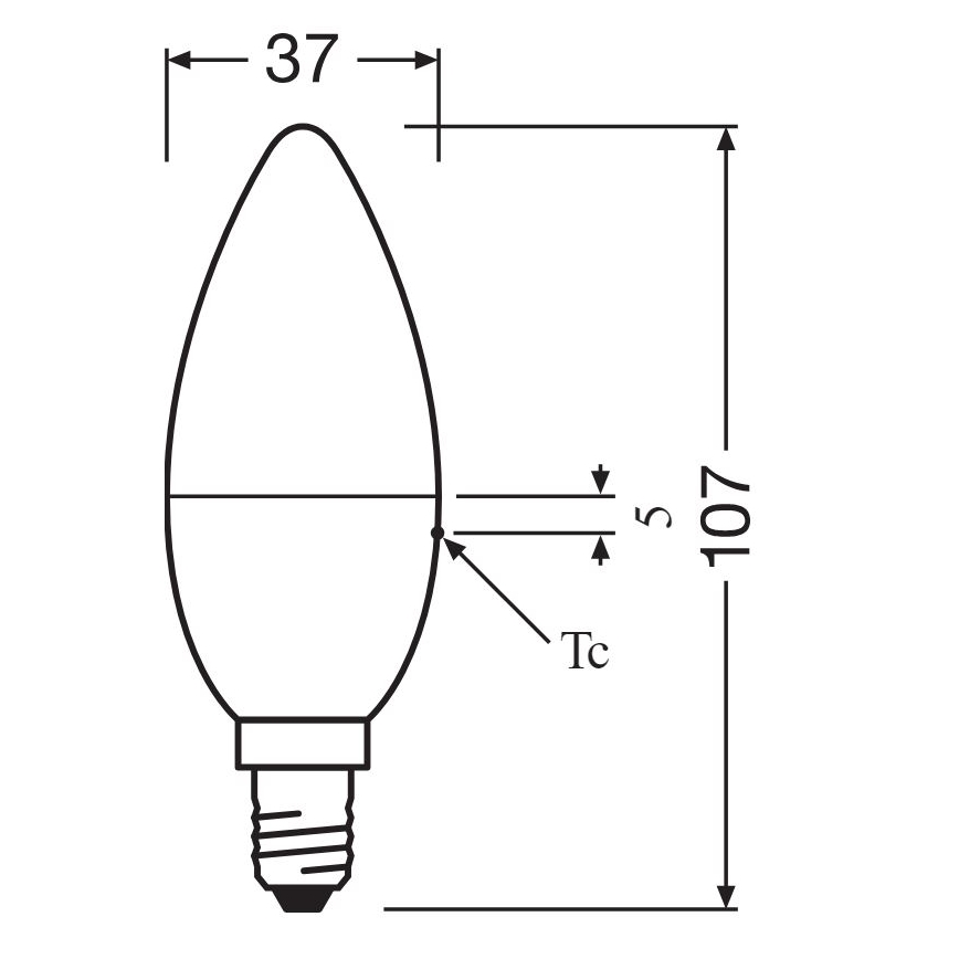 SET 2x LED RGBW dimbare lamp B38 E14/4,9W/230V 2700K + afstandsbediening - Osram