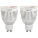 SET 2x LED RGBW Dimbare lamp GU10/6.5W/230V 2200-6500K Wi-Fi + AB - WiZ