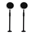 SET 2x LED Verstelbare solar tuinlamp GARDEN LED/3W/5V 42-80 cm 4000K IP65 1000 mAh