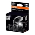SET 2x LEDriving adapterfitting voor lamp - Osram