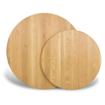 SET 2x Salontafel OAKLOFT 38x90 cm zwart/eiken