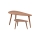 SET 2x Salontafel SOLE 60/80x30/40 cm walnoot
