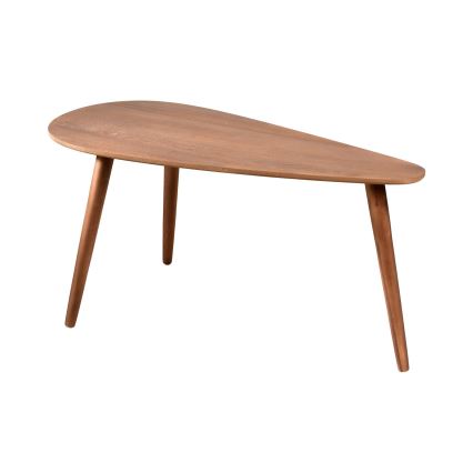 SET 2x Salontafel SOLE 60/80x30/40 cm walnoot